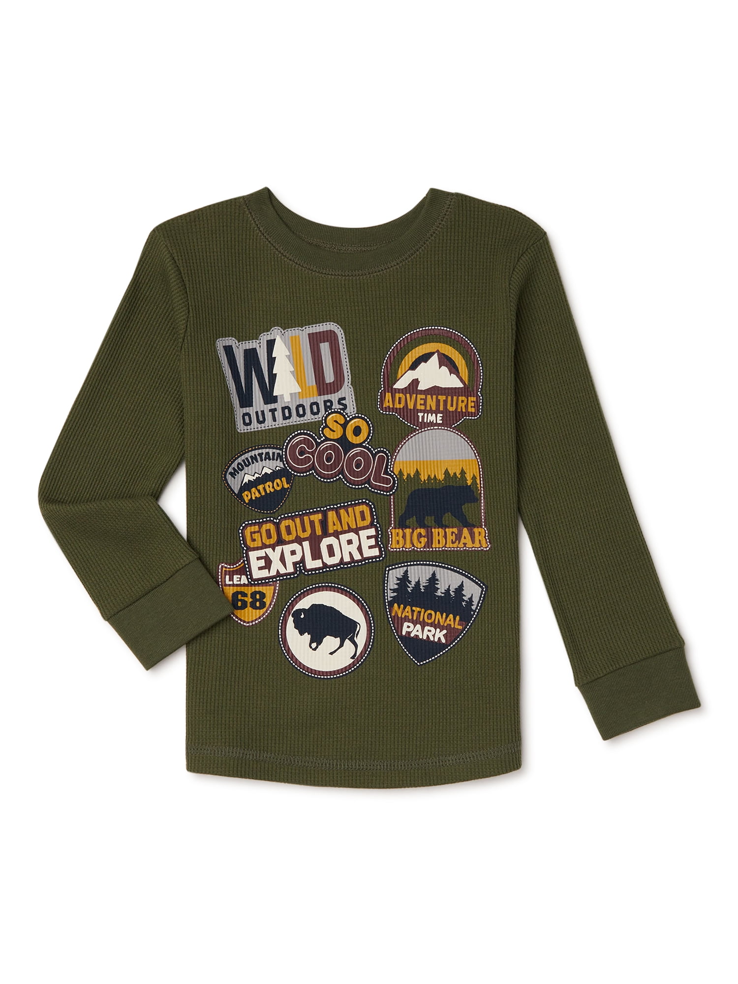 Garanimals Baby & Toddler Boys Thermal TShirt, Sizes 12M5T