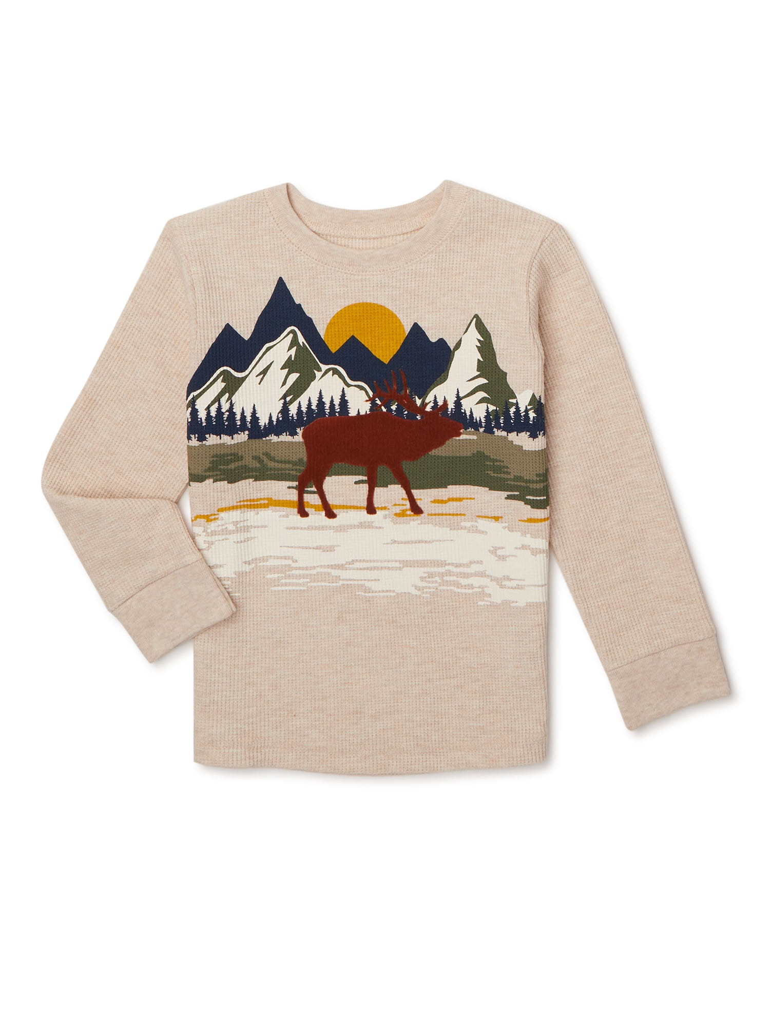 Garanimals Baby & Toddler Boys Thermal TShirt, Sizes 12M5T