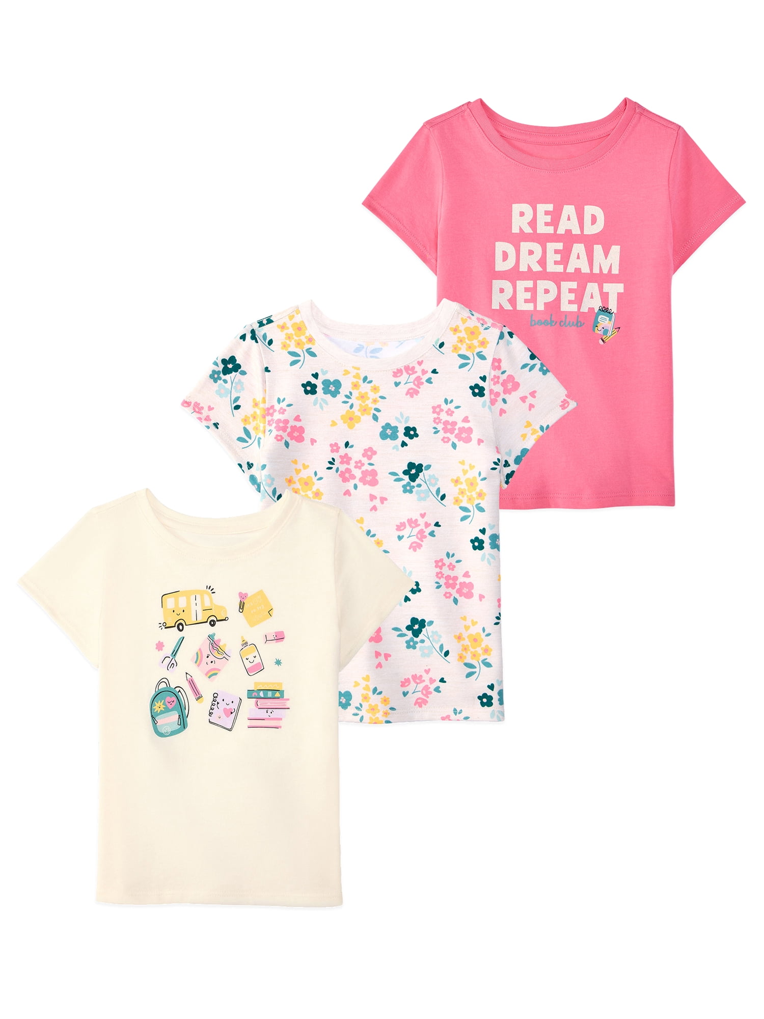 Garanimals Baby & Toddler Girl Shirts Single & 3-Pack Sizes Tee 0-6T