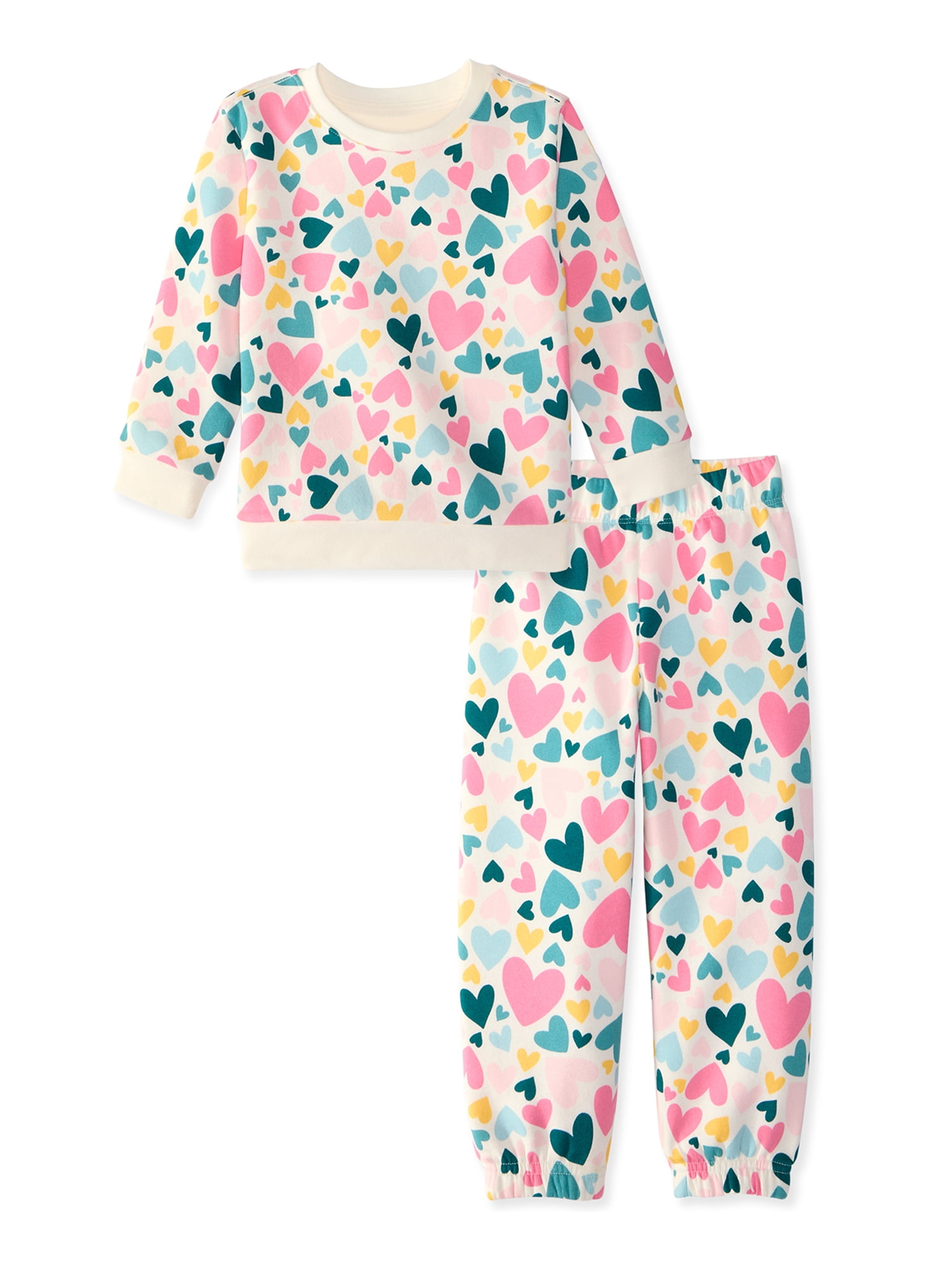 Garanimals Baby & Toddler Girl Outfit Set, 2-Piece Fleece, Sizes 0-6T