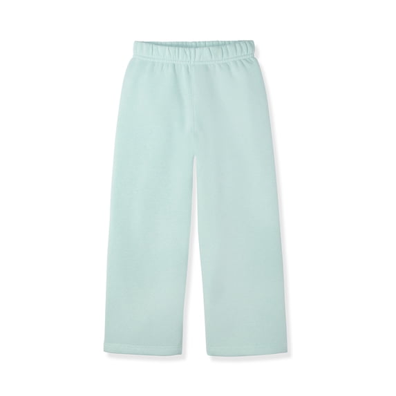Garanimals Baby & Toddler Girls Fleece Sweatpants, Wide Leg, Sizes 0-6T