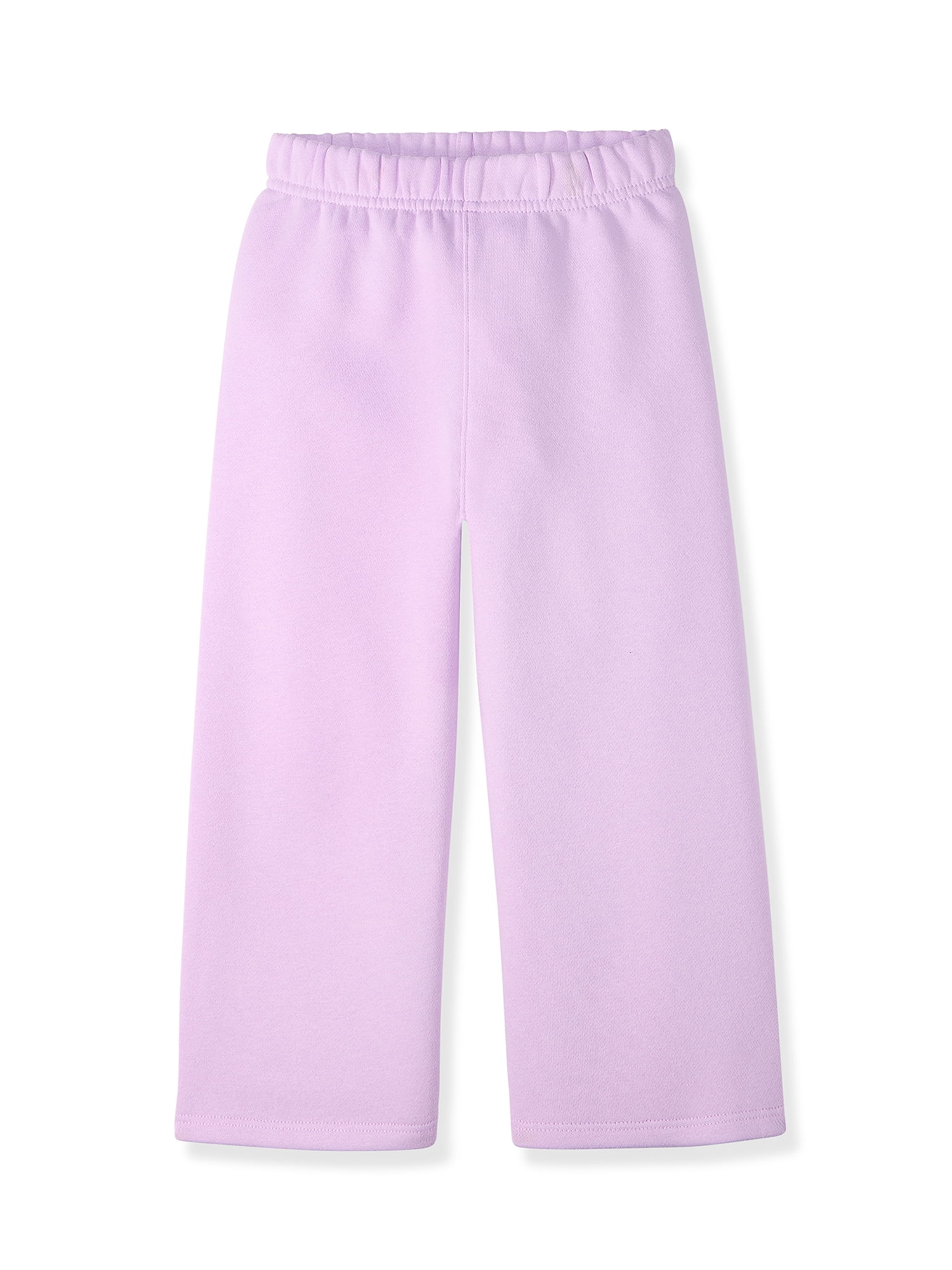 Garanimals Baby & Toddler Girls Fleece Sweatpants, Wide Leg, Sizes 0-6T
