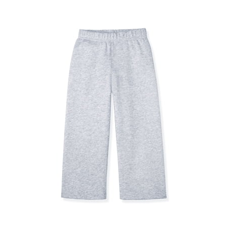 Garanimals Baby & Toddler Girls Fleece Sweatpants, Wide Leg, Sizes 0-6T