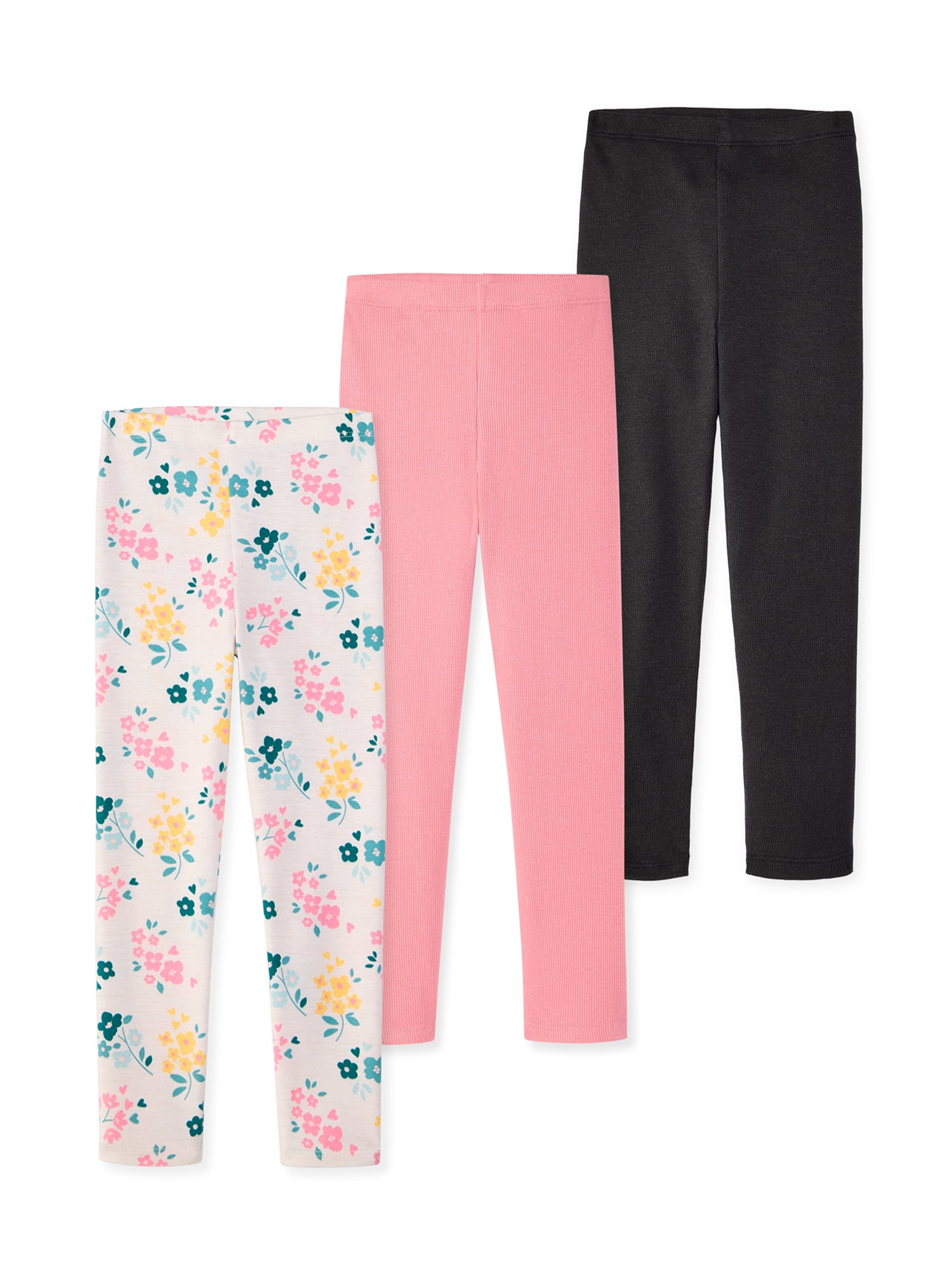 Garanimals Baby & Toddler Girls Leggings, Single & 3-Pack, Sizes 0-6T