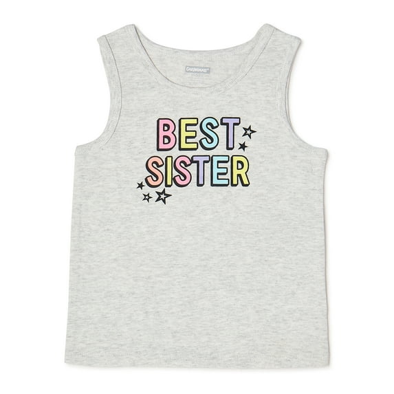 Garanimals Baby & Toddler Girls' "Best Sister" Tank Top, 12M-5T