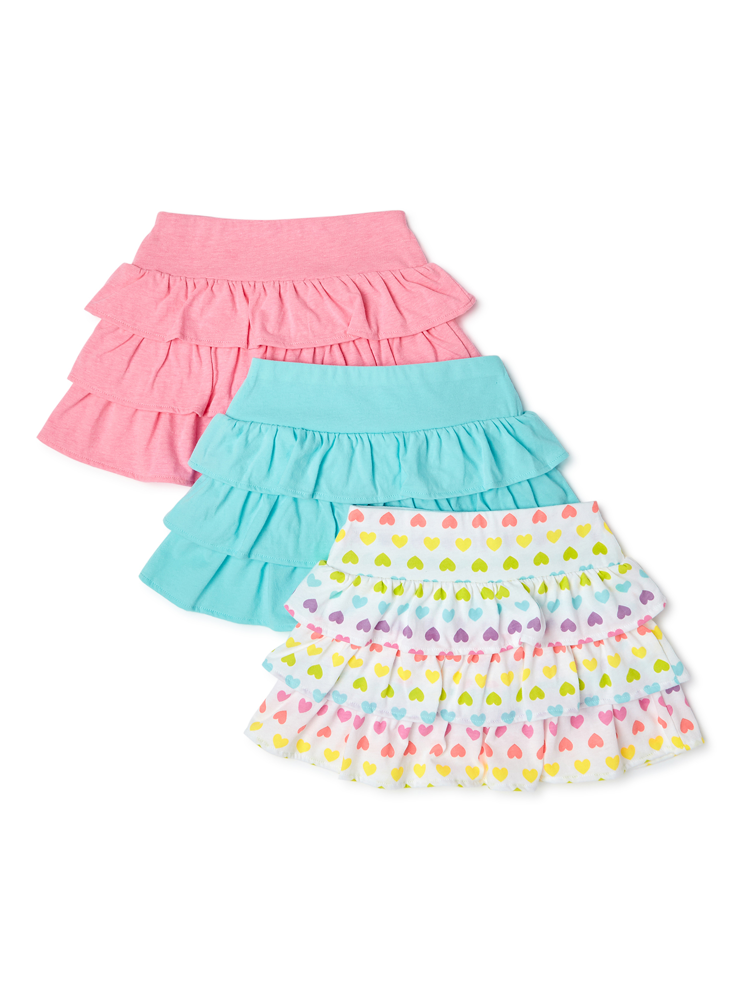 Garanimals Baby & Toddler Girls Skorts, 3Pack, Sizes 12M5T