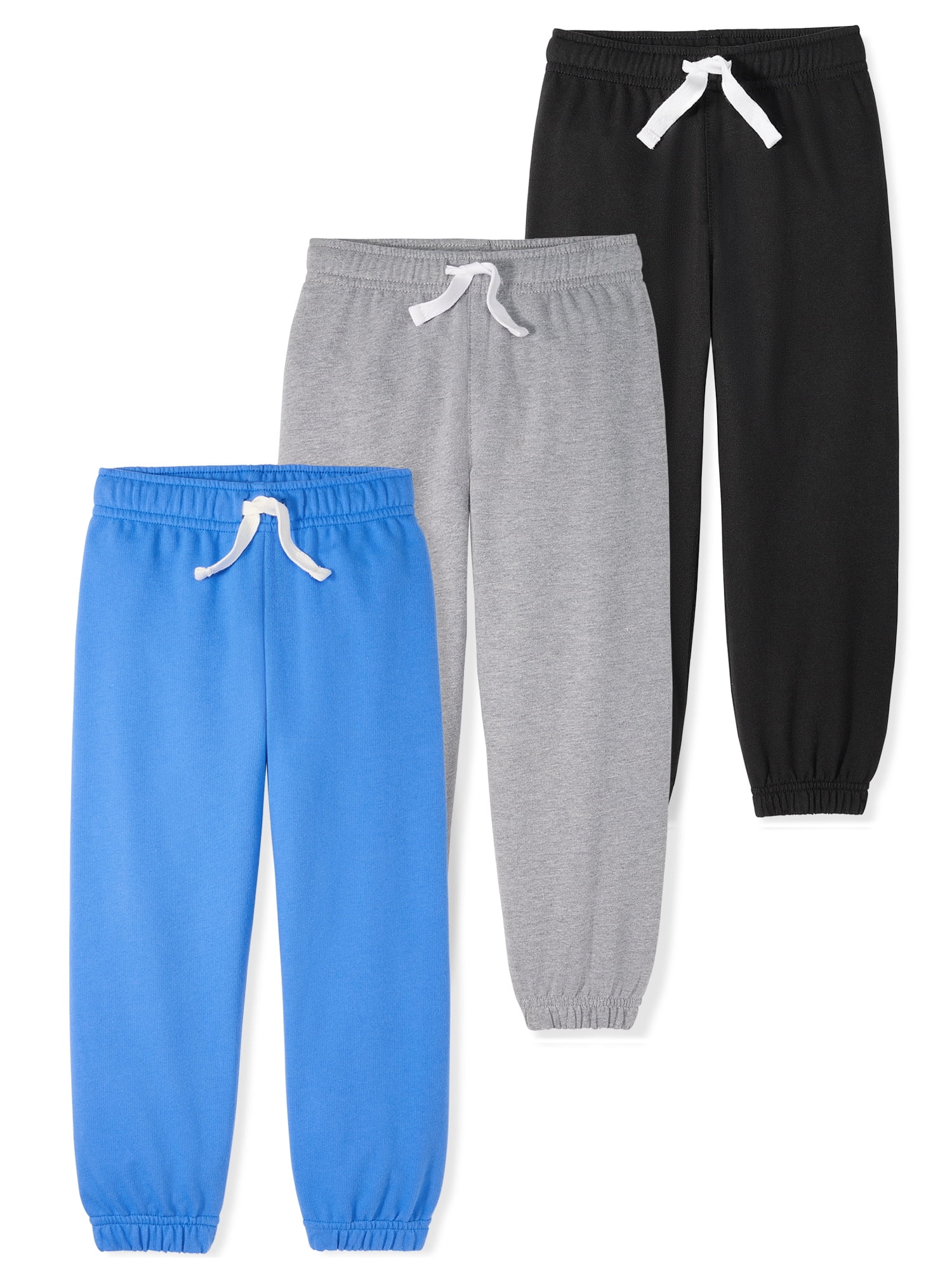 Garanimals Newborn, Baby & Toddler Boy Cotton French Terry Pull-On Joggers, Single & Multi-Pack, Sizes 0-6T