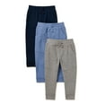 thumbnail image 1 of Garanimals Baby and Toddler Boy French Terry Moto Joggers, 3-Pack, Sizes 12M-5T, 1 of 5