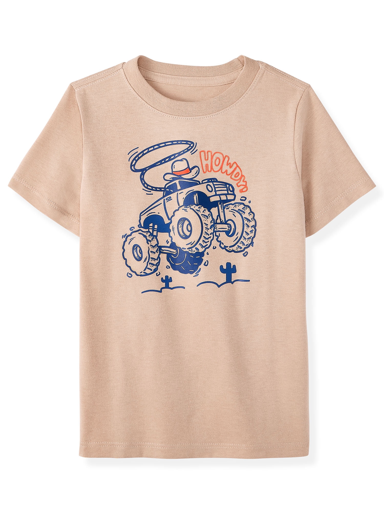 Garanimals Newborn, Baby & Toddler Boy Cotton Short-Sleeve Graphic T-Shirt, Sizes 0-6T