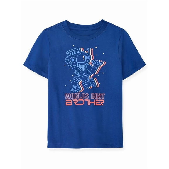 Garanimals Baby & Toddler Boy Cotton Short-Sleeve Graphic T-Shirt, 0M–6T