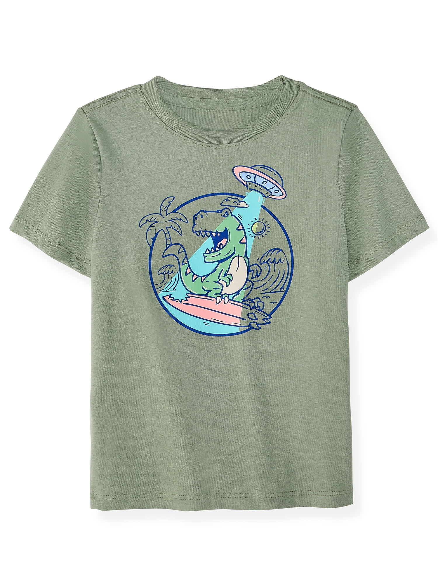 Garanimals Newborn, Baby & Toddler Boy Cotton Short-Sleeve Graphic T-Shirt, Sizes 0-6T