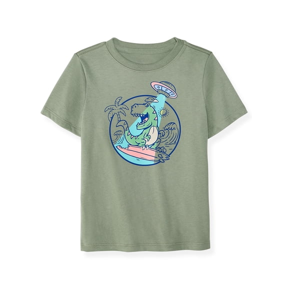 Garanimals Baby & Toddler Boy Cotton Short-Sleeve Graphic T-Shirt, 18M–6T