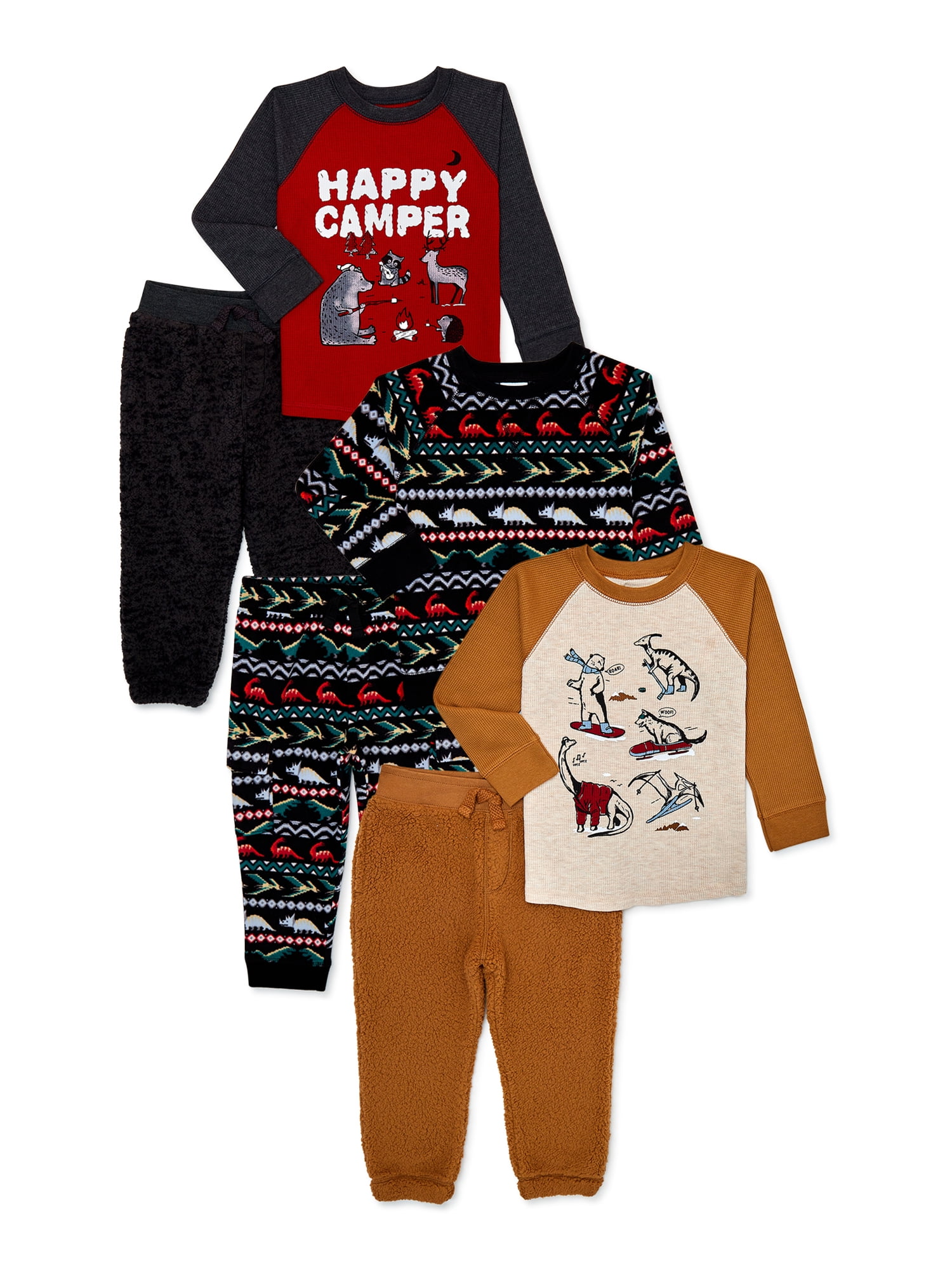 Garanimals Baby and Toddler Boy Mix and Match KidPack Outfit Set, 6