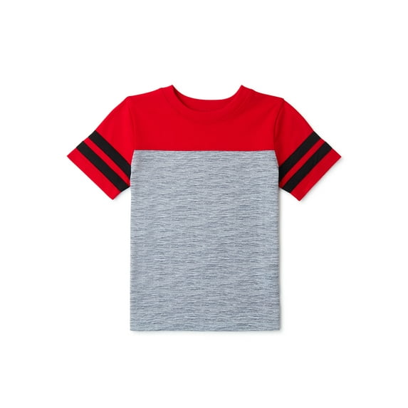 Garanimals Baby and Toddler Boy Short Sleeve Colorblock T-Shirt, Sizes 12M-5T