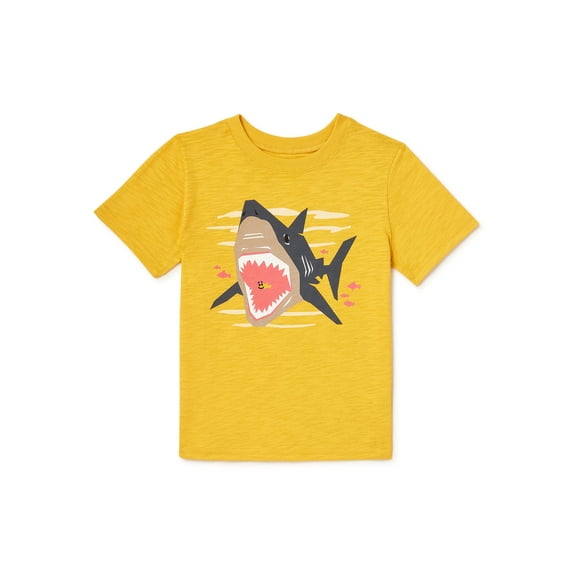 Garanimals Baby and Toddler Boy Short Sleeve Graphic T-Shirt, Sizes 12M-5T