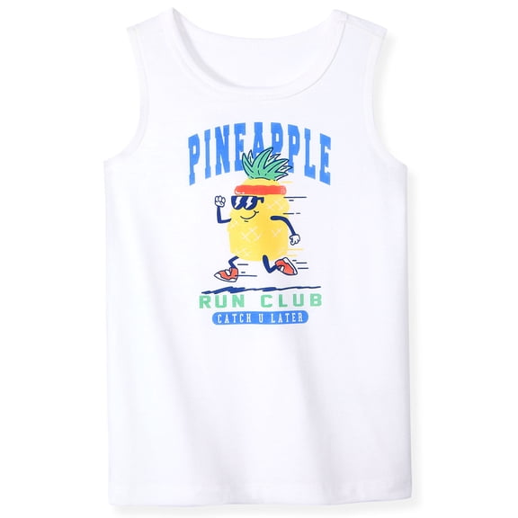 Garanimals Baby & Toddler Boy Cotton Graphic Tank Top, 0M–6T