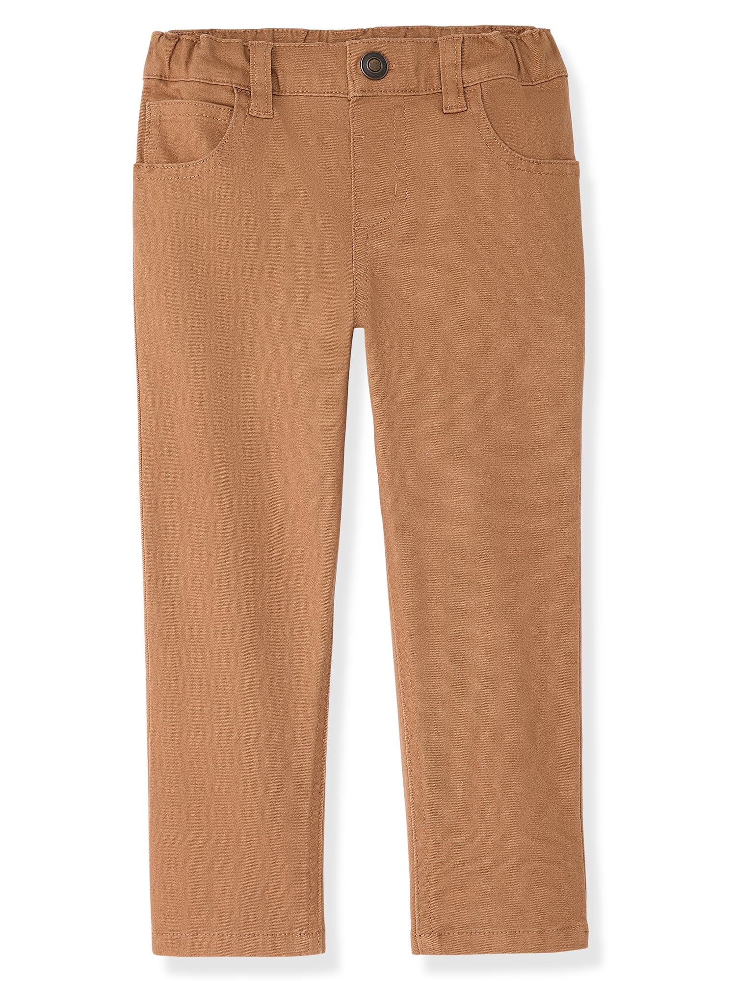 Garanimals Newborn, Baby & Toddler Boys Straight Leg Twill Pants, Sizes 0-6T