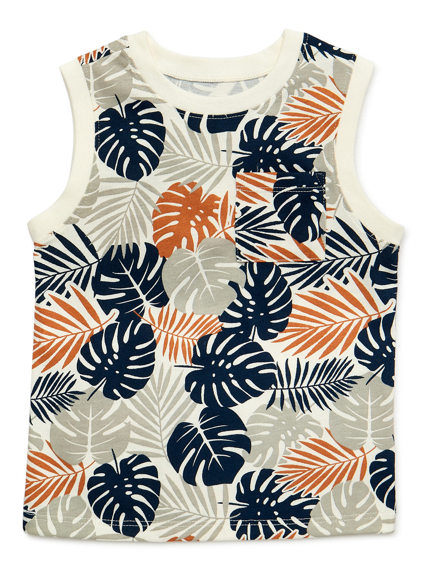 Garanimals Baby and Toddler Boys Print Muscle Tank Top, Sizes 12 Months-5T - image 1 of 4