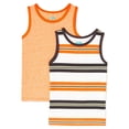 thumbnail image 1 of Garanimals Baby and Toddler Boys’ Tank Top, 2-Pack, Sizes 12M-5T, 1 of 4