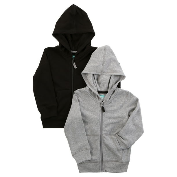 Garanimals Baby and Toddler Boys’ ZipUp Hoodie Multipack, 2Pack