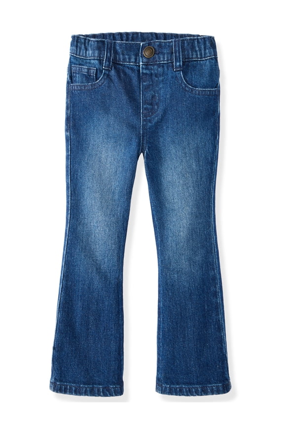 Baby & Toddler Girls Flare Leg Jeans, 0M–6T
