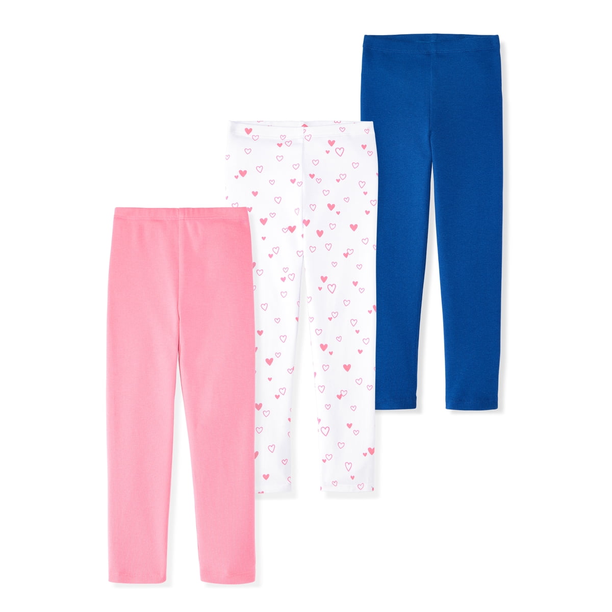 Garanimals Newborn, Baby & Toddler Girl Cotton Pull-on Leggings, Sizes 0M–6T, Single & 3-pack