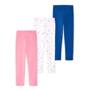 Garanimals Newborn, Baby & Toddler Girl Cotton Pull-on Leggings, Sizes 0M–6T, Single & 3-pack