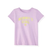 Garanimals Newborn, Baby & Toddler Girl Cotton Short-Sleeve Graphic T-Shirt, Sizes 0-6T