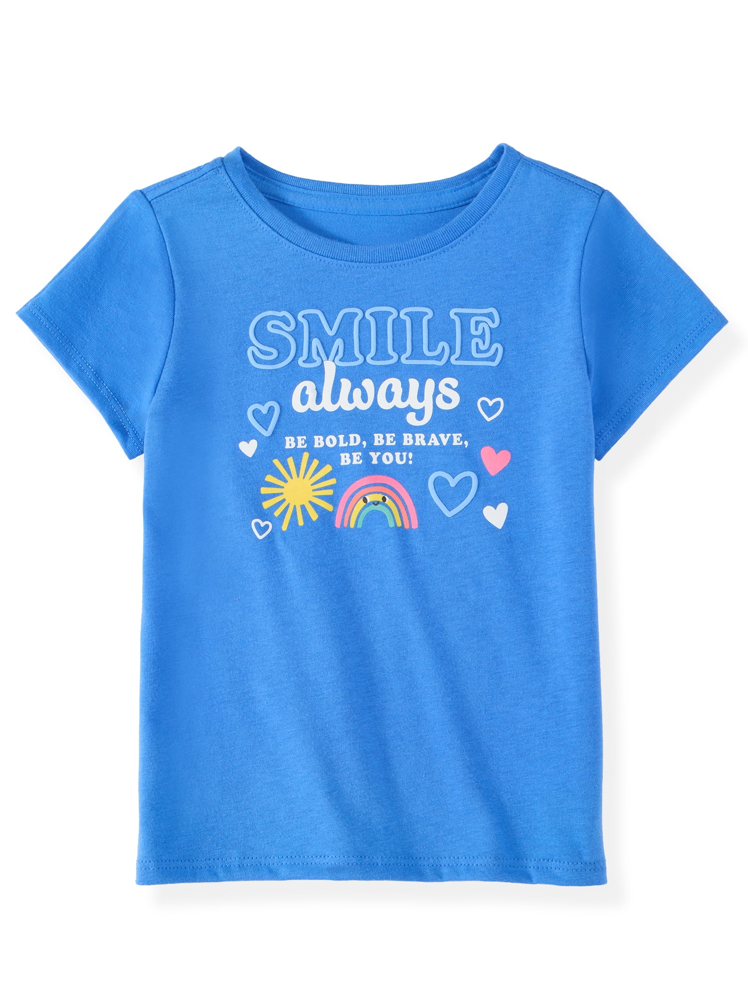 Garanimals Newborn, Baby & Toddler Girl Cotton Short-Sleeve Graphic T-Shirt, Sizes 0-6T