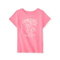 thumbnail image 1 of Garanimals Newborn, Baby & Toddler Girl Cotton Short-Sleeve Graphic T-Shirt, Sizes 0-6T, 1 of 8