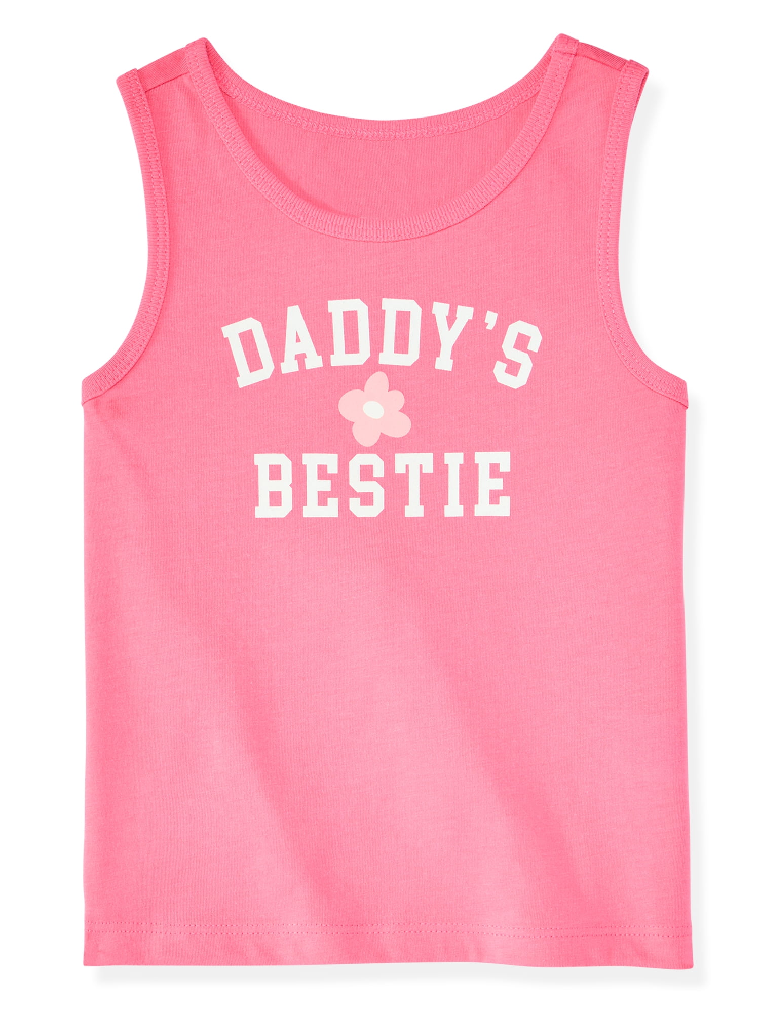 Garanimals Newborn, Baby & Toddler Girl Cotton Graphic Tank Top, Sizes 0-6T