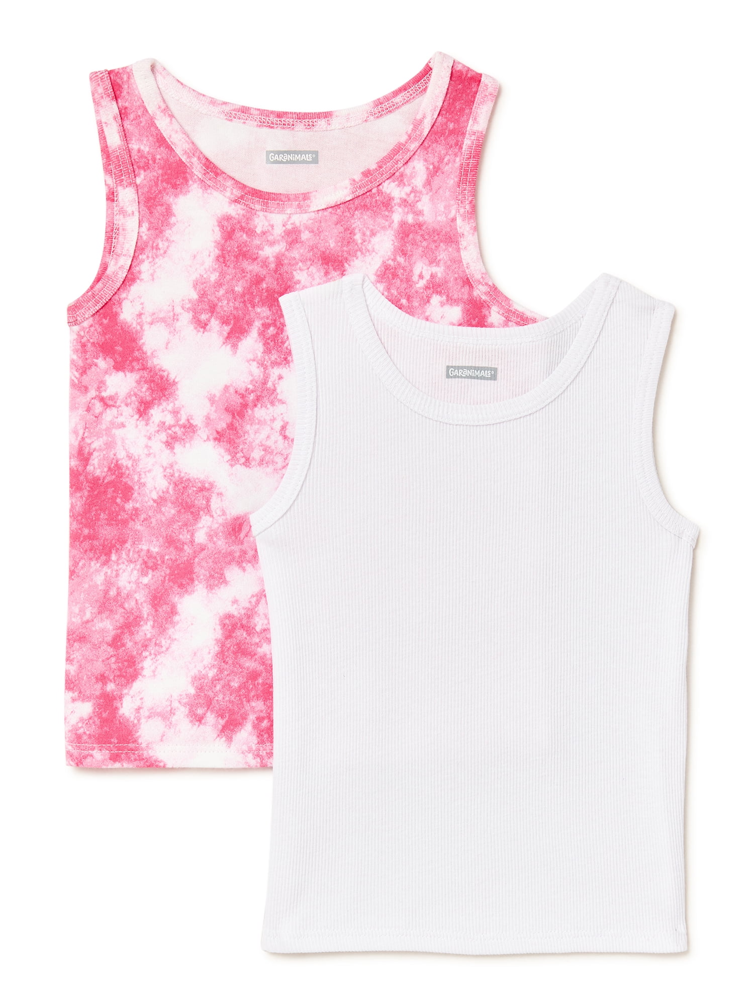 Garanimals Baby and Toddler Girl Tank Tops, 2Pack, Sizes 12 Months5T