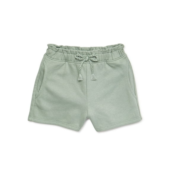 Garanimals Baby and Toddler Girls French Terry Cloth Shorts, Sizes 12M-5T