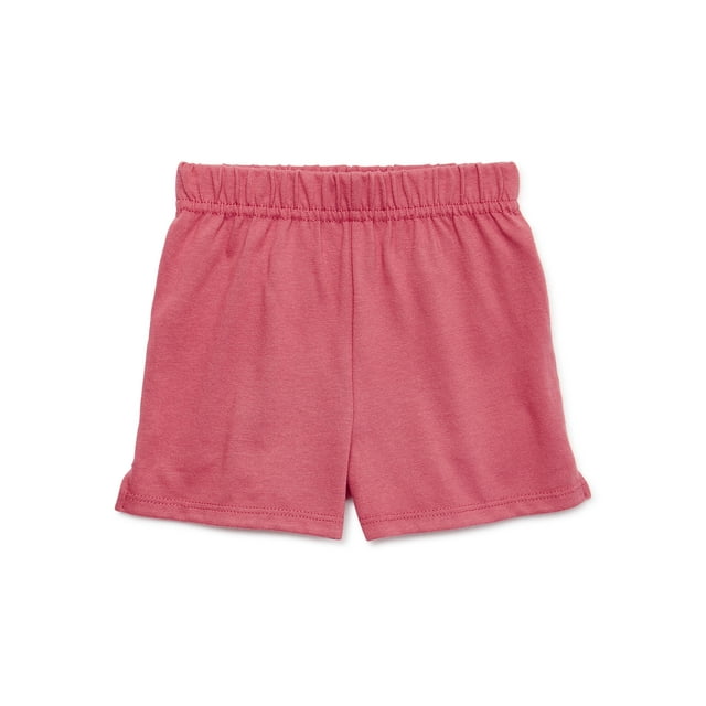 Garanimals Baby and Toddler Girls Jersey Shorts, Sizes 12M-5T