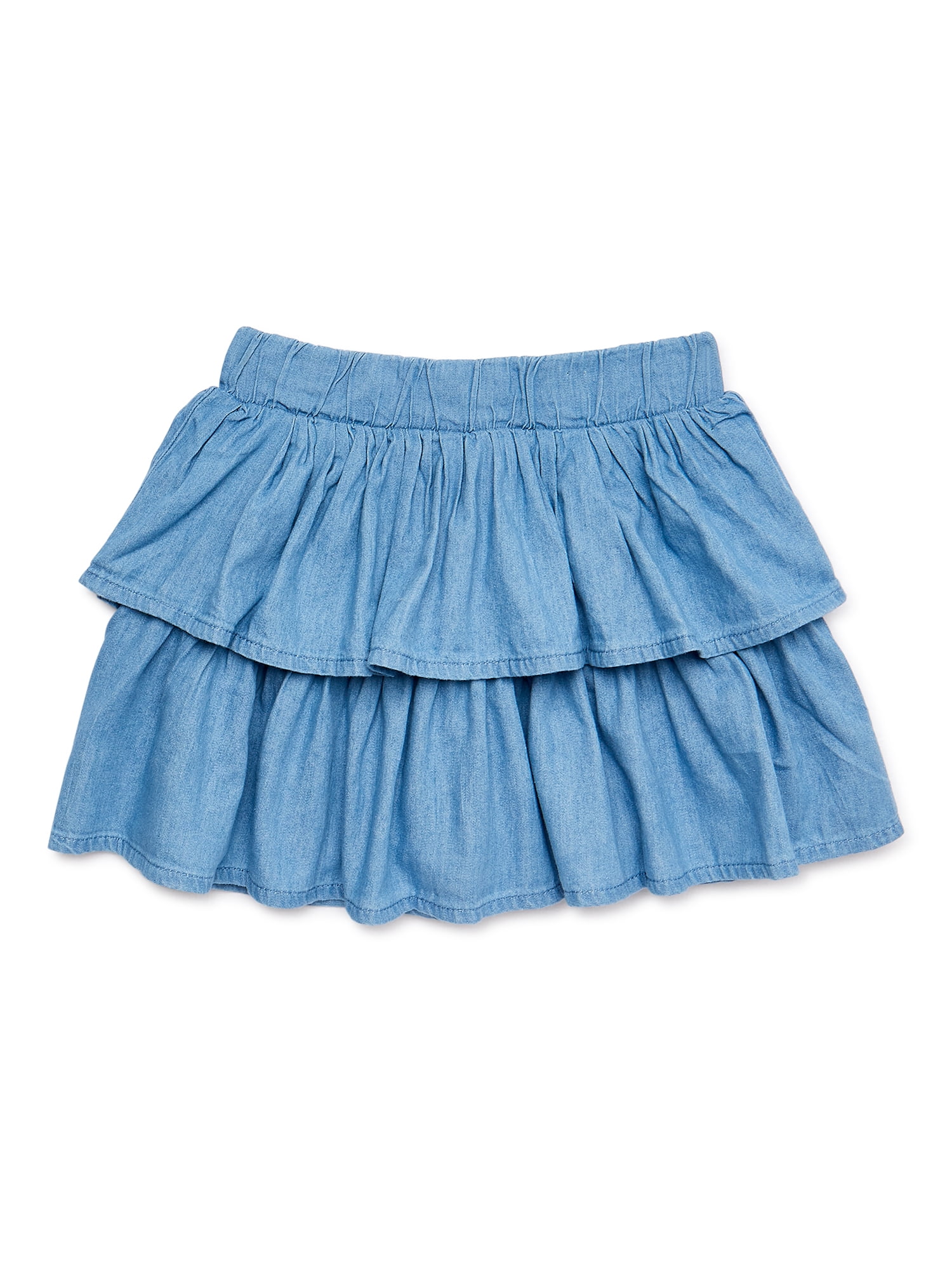 Garanimals Baby and Toddler Girls Tiered Skirt, Sizes 12M-5T - Walmart.com