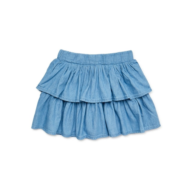 Garanimals Baby and Toddler Girls Tiered Skirt, Sizes 12M-5T