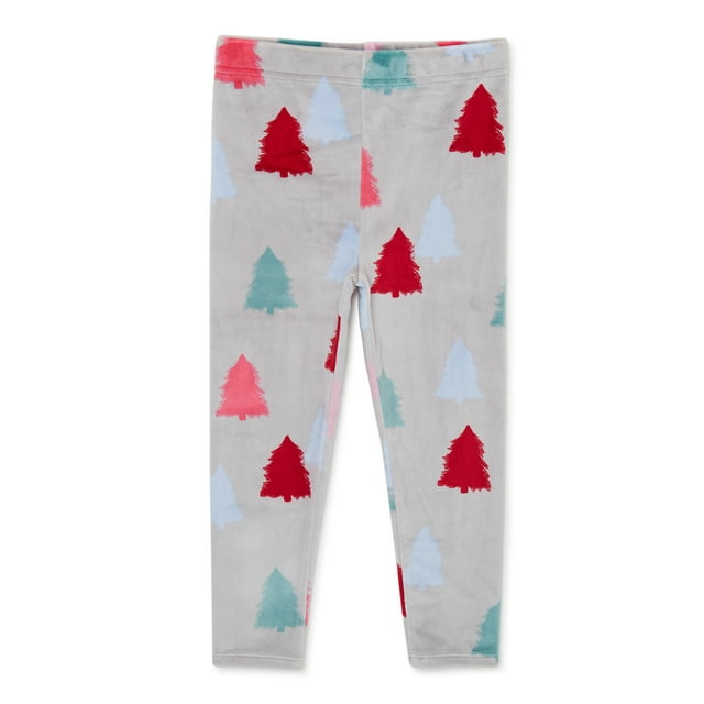 Garanimals Baby and Toddler Girls Velour Leggings, Sizes 12 Months- 5T
