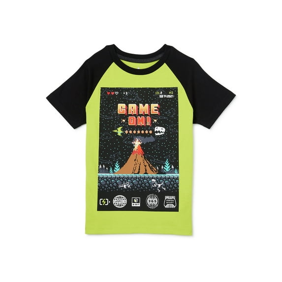 Garanimals Boys 365 Short Sleeve Raglan T-Shirt, Sizes 4-10