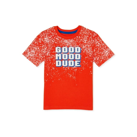 Garanimals Boys Short Sleeve Good Mood T-Shirt, Sizes 4-10