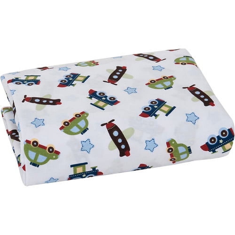 Garanimals Fitted Crib Sheet, Cars & Airplanes