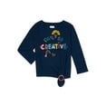 thumbnail image 1 of Garanimals Girls 4-10 Long Sleeve Embellished Tee With Ring, 1 of 3