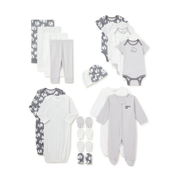 Garanimals Newborn Baby Boy Shower Gift Set, 20-Piece, Preemie-6/9 ...