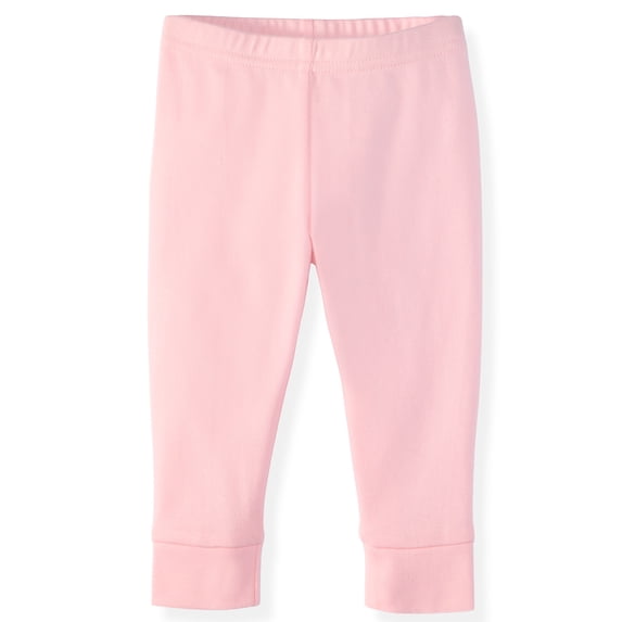 Garanimals Newborn & Baby Girl 100% Cotton Jogger Pants, Sizes 0–24M, Single & 4-Pack
