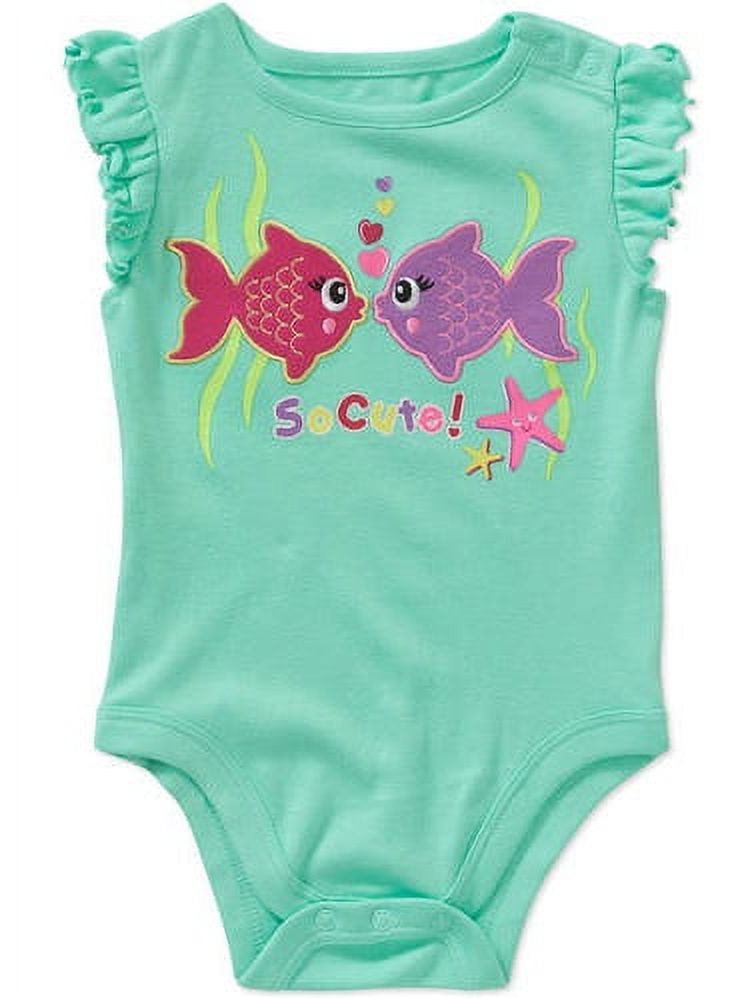 Garanimals Newborn Baby Girl Short Sleev