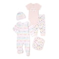 thumbnail image 1 of Garanimals Newborn Baby Girl Shower Gift Set, 5-Piece, Newborn-6/9 Months, 1 of 4