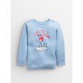 thumbnail image 1 of Garanimals Baby & Toddler Boys Holiday Fleece Crewneck Sweatshirt, Sizes 0–6T, 1 of 7