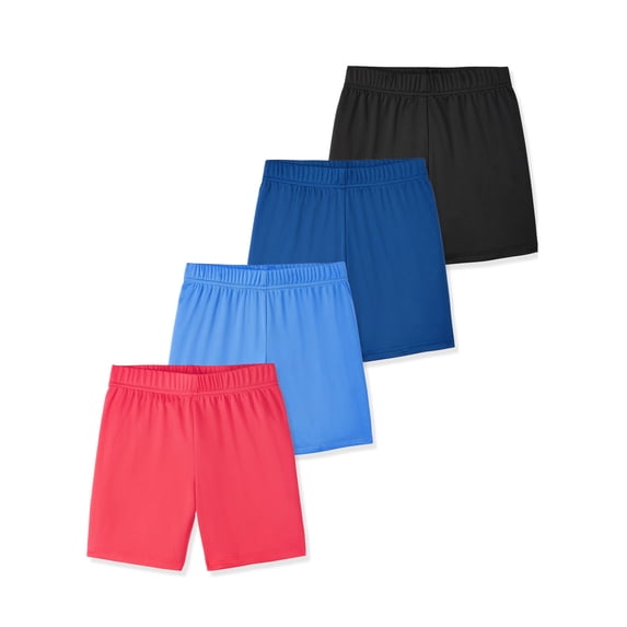 Garanimals Newborn, Baby & Toddler Boy Lightweight Active Shorts 4-Pack, Sizes 0-6T