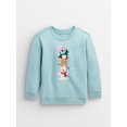 thumbnail image 1 of Garanimals Baby & Toddler Girl Holiday Fleece Crewneck Sweatshirt, Sizes 0–6T, 1 of 7