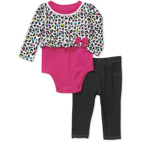 Garanimals Newborn Girl Creeper And Jegg