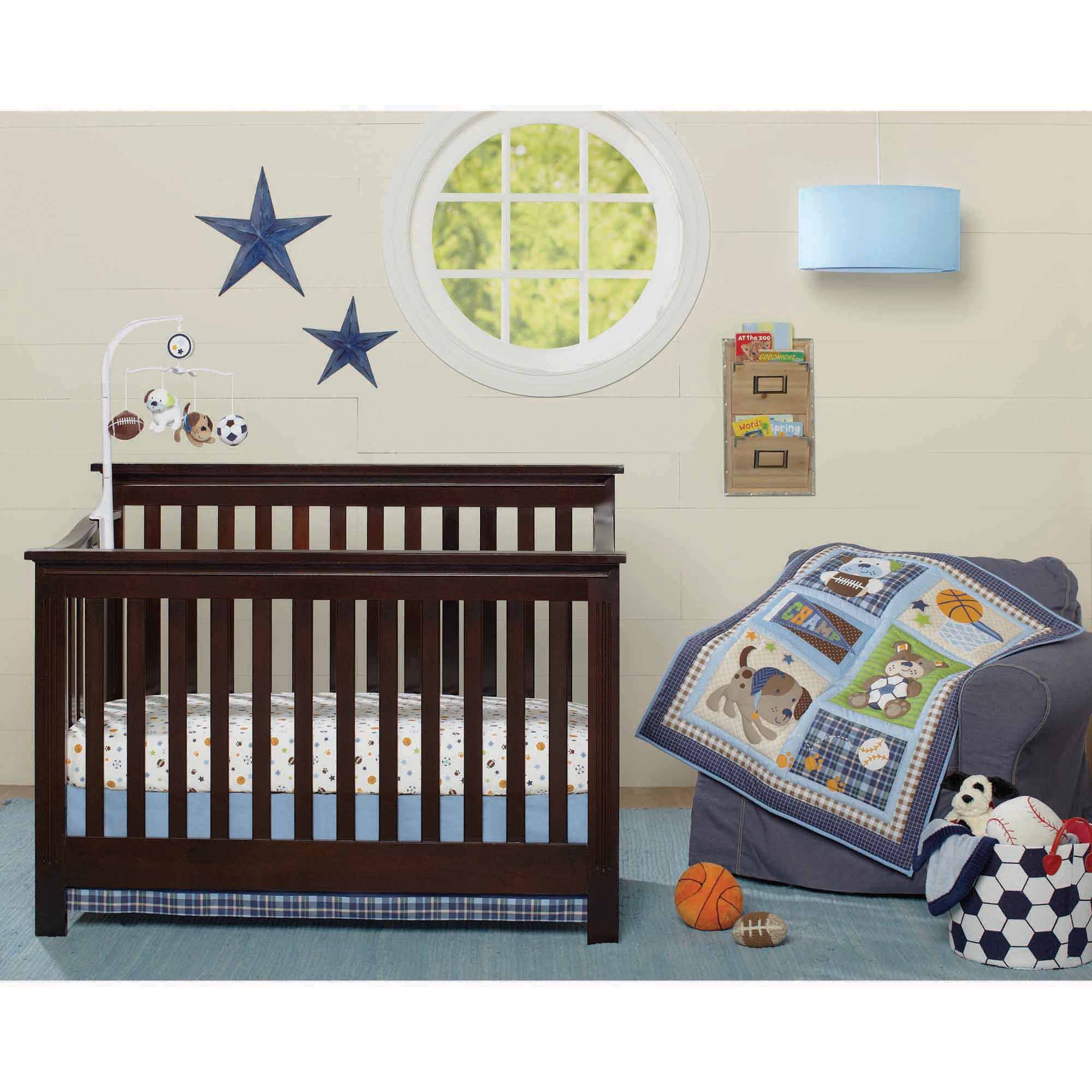 Garanimals Play Ball 3 Piece Bedding Set Walmart